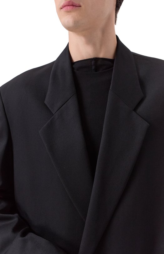 Шерстяной пиджак Attachment VG52-306 Чёрный  VG52-306 Фото 5