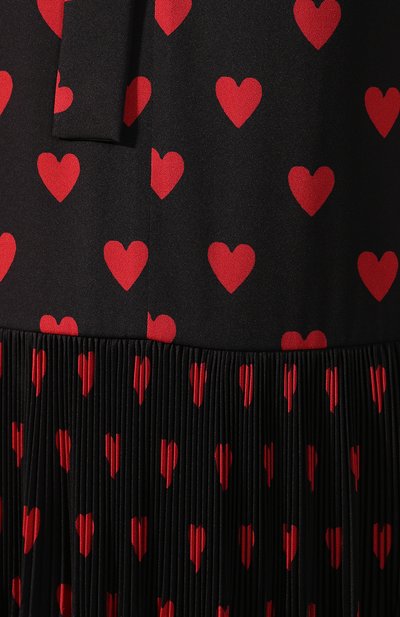 Платье с принтом REDVALENTINO черного цвета по цене 57250 руб., арт. SR3VAF80/49N, фото 5 Платье с принтом REDVALENTINO, арт. SR3VAF80/49N, фото 5
