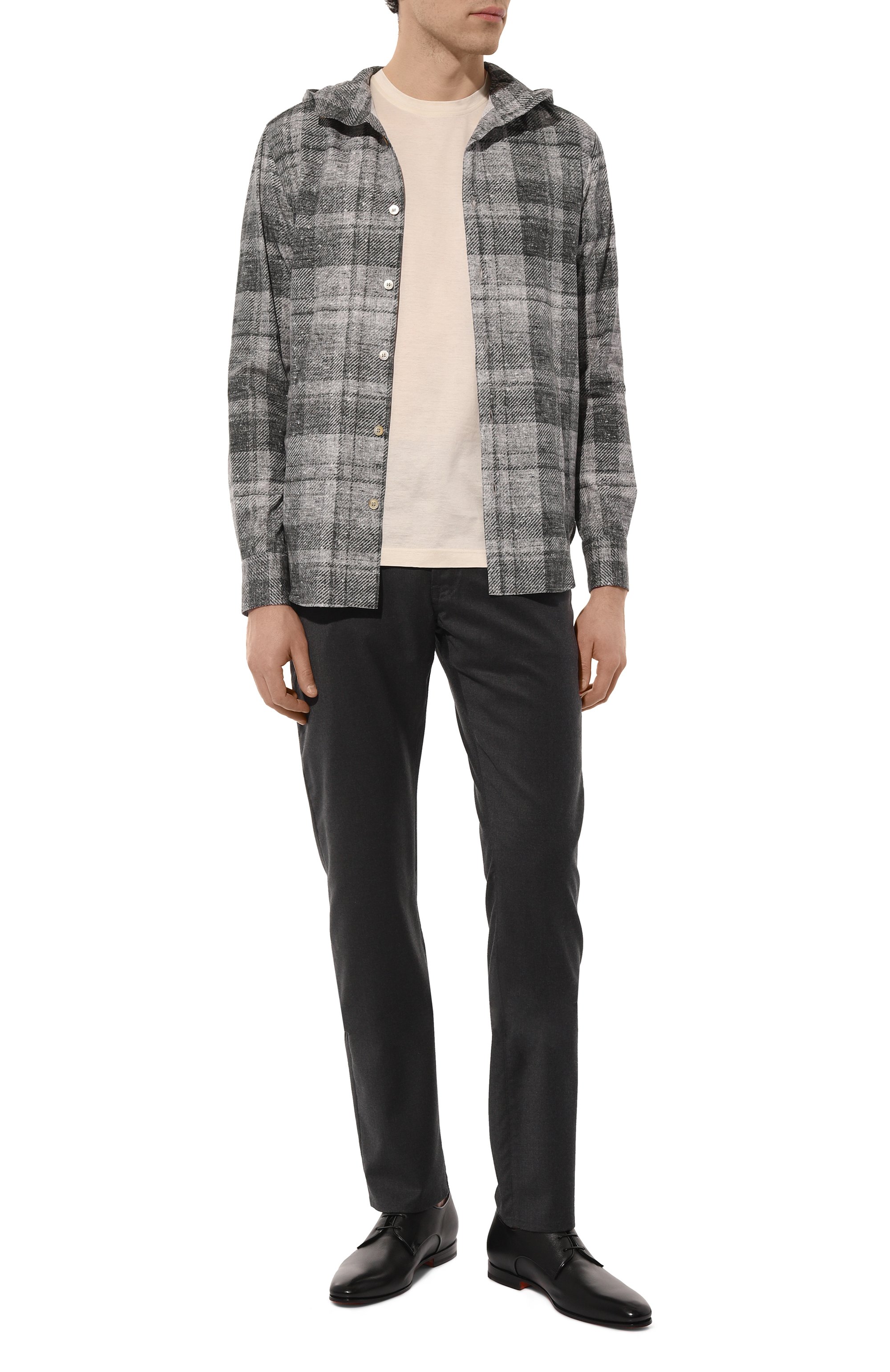 Хлопковая рубашка KITON, арт. UMCMARH0867504, фото 2