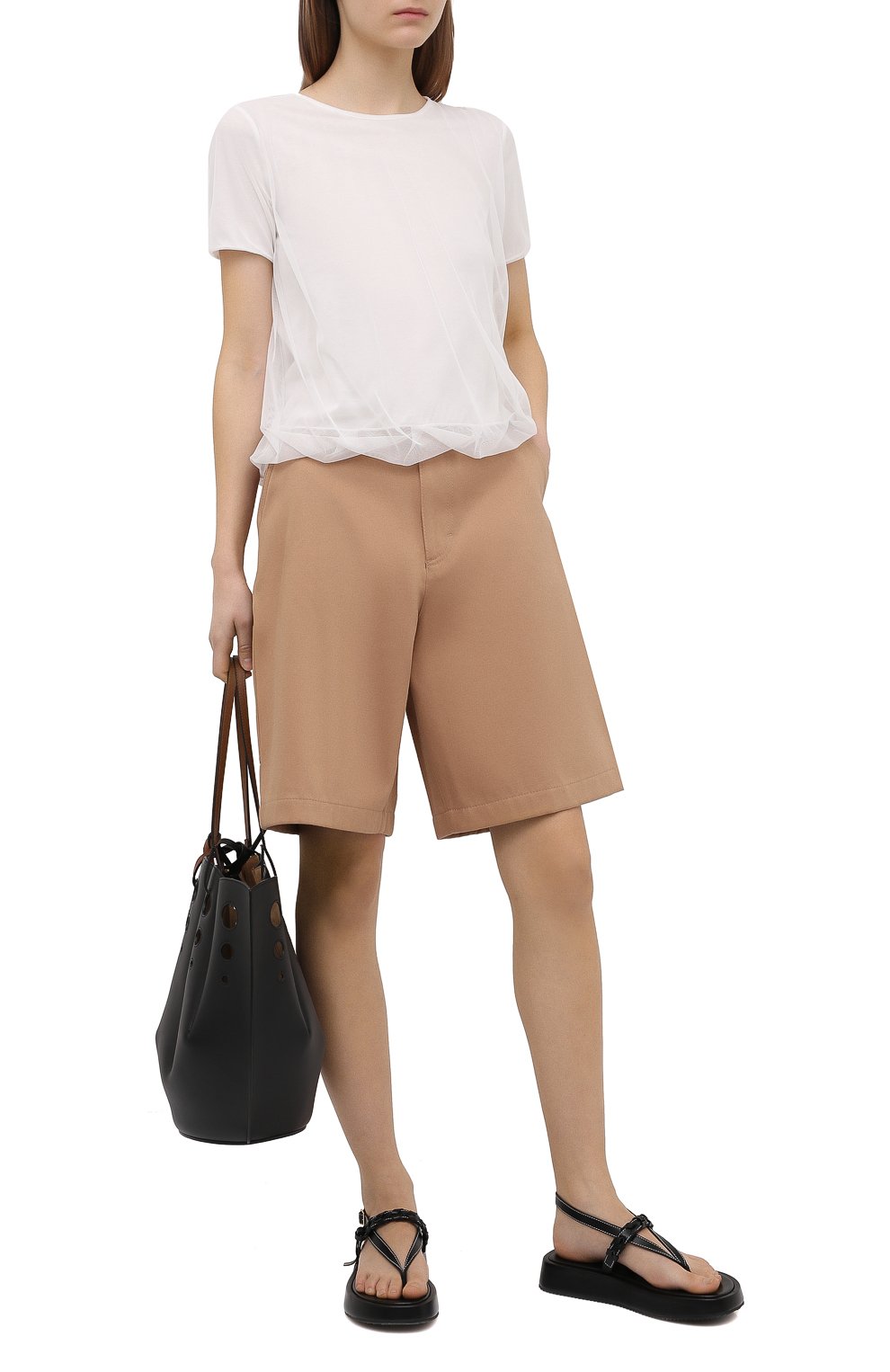 Хлопковый топ EMPORIO ARMANI, арт. 3K2M9G/2JW6Z, фото 2