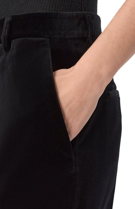 Бархатные брюки Antonelli Firenze K8019P/682B Чёрный  K8019P/682B Фото 5
