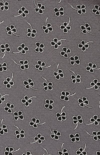 Шелковый галстук LANVIN серого цвета по цене 11150 руб., арт. 3221/TIE, фото 4 Шелковый галстук LANVIN, арт. 3221/TIE, фото 4