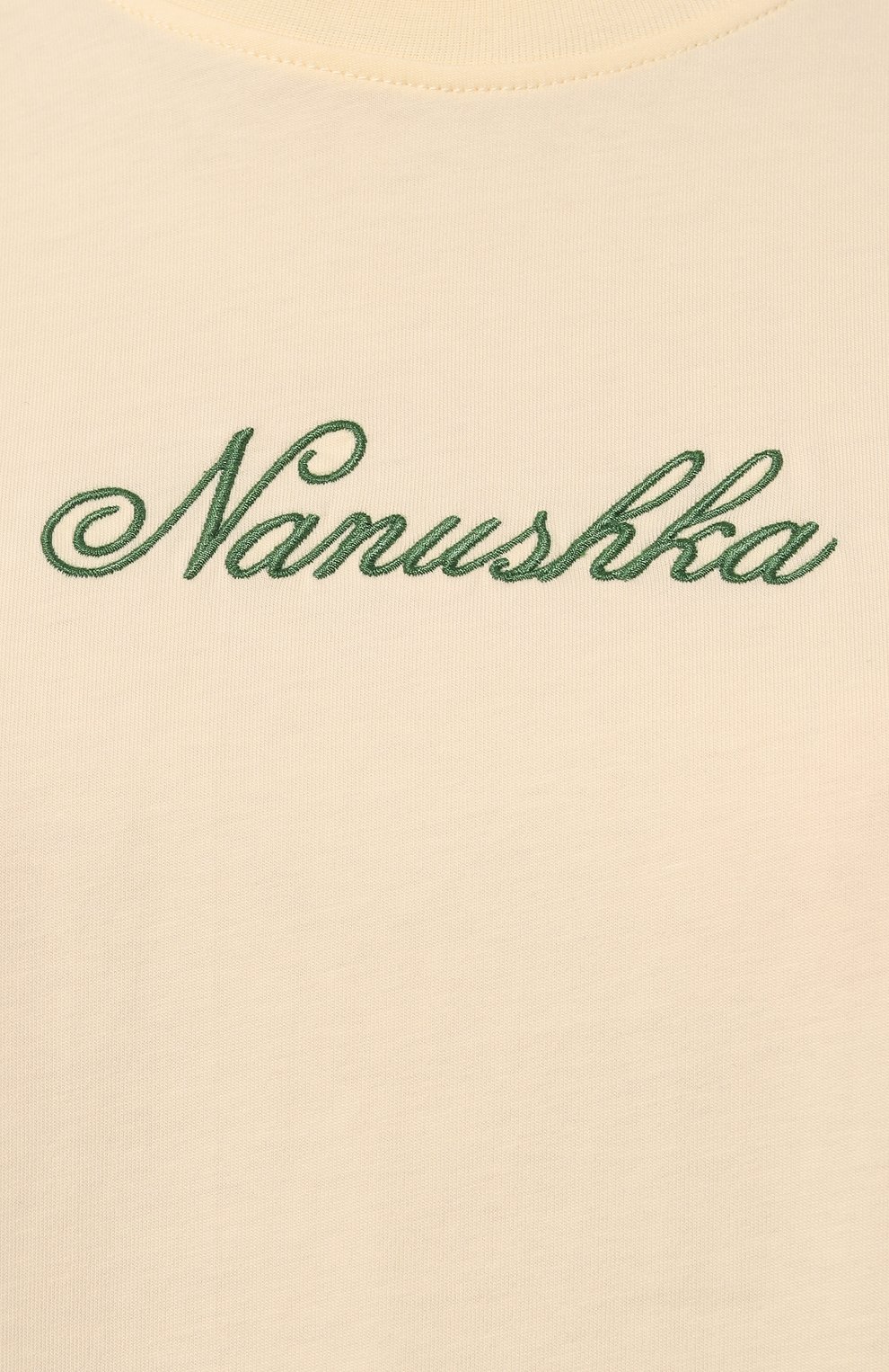 Хлопковая футболка NANUSHKA, арт. NU24SSTP05571, фото 5
