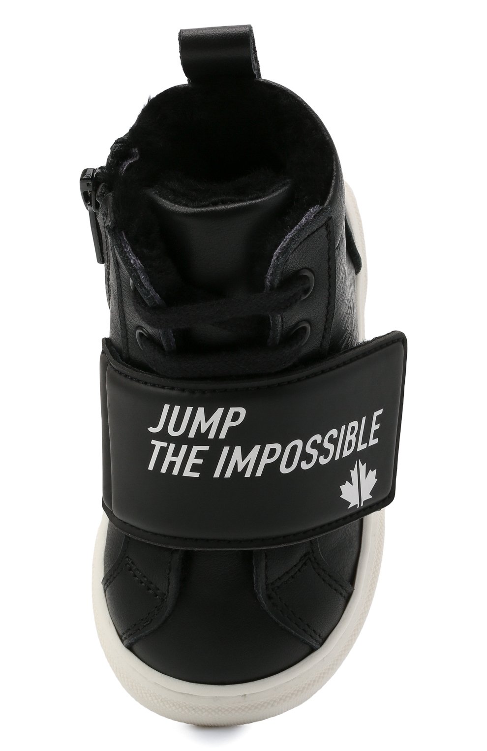 Высокие кожаные кеды DSQUARED2, арт. 68458/KIPS/T0MAIA/KIPS/18-26, фото 4