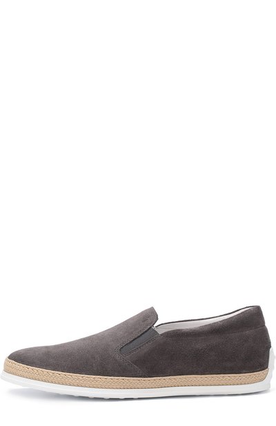 Замшевые слипоны с отделкой TOD’S, арт. XXM0TV0K900RE0B408, фото 3