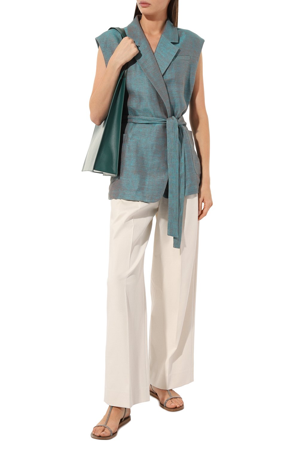 Льняной жилет AKHMADULLINA, арт. 1122.2JI201/L954, фото 2