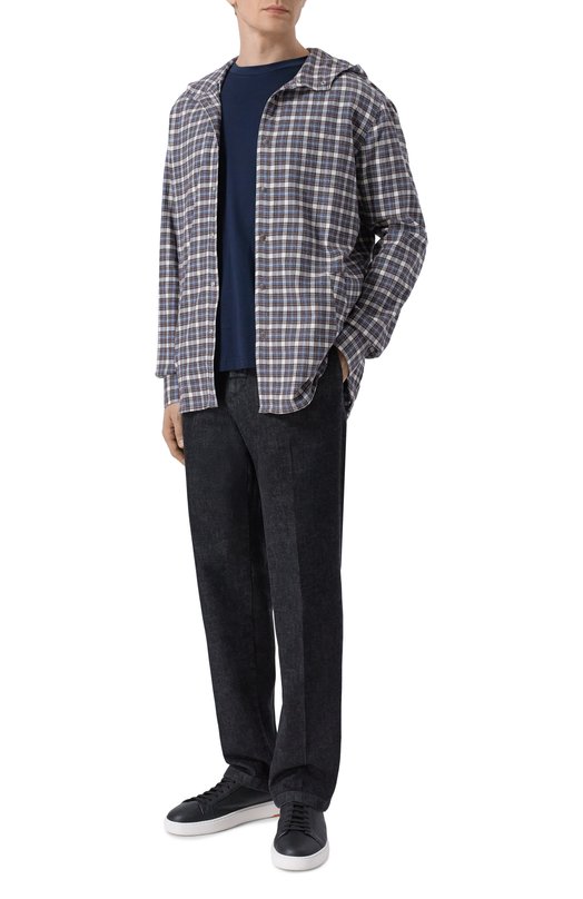 Хлопковая рубашка Kiton UMCMARH0825907 Коричневый  UMCMARH0825907 Фото 2