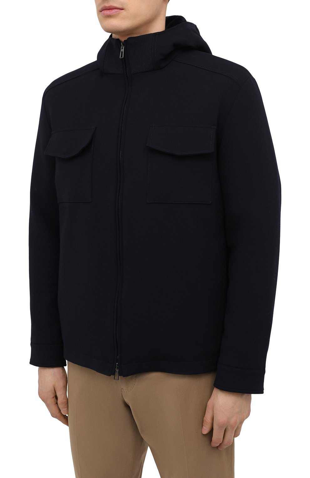 Шерстяная куртка с подкладкой из нутрии LORO PIANA, арт. FAL6161, фото 3