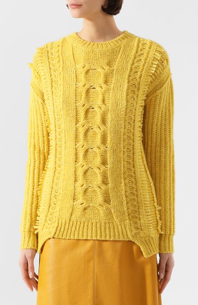 Шерстяной свитер STELLA MCCARTNEY желтого цвета по цене 58450 руб., арт. 592497/S2125, фото 3 Шерстяной свитер STELLA MCCARTNEY, арт. 592497/S2125, фото 3