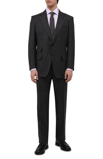 Хлопковая сорочка ZEGNA, арт. 301623/9MS0PA, фото 2