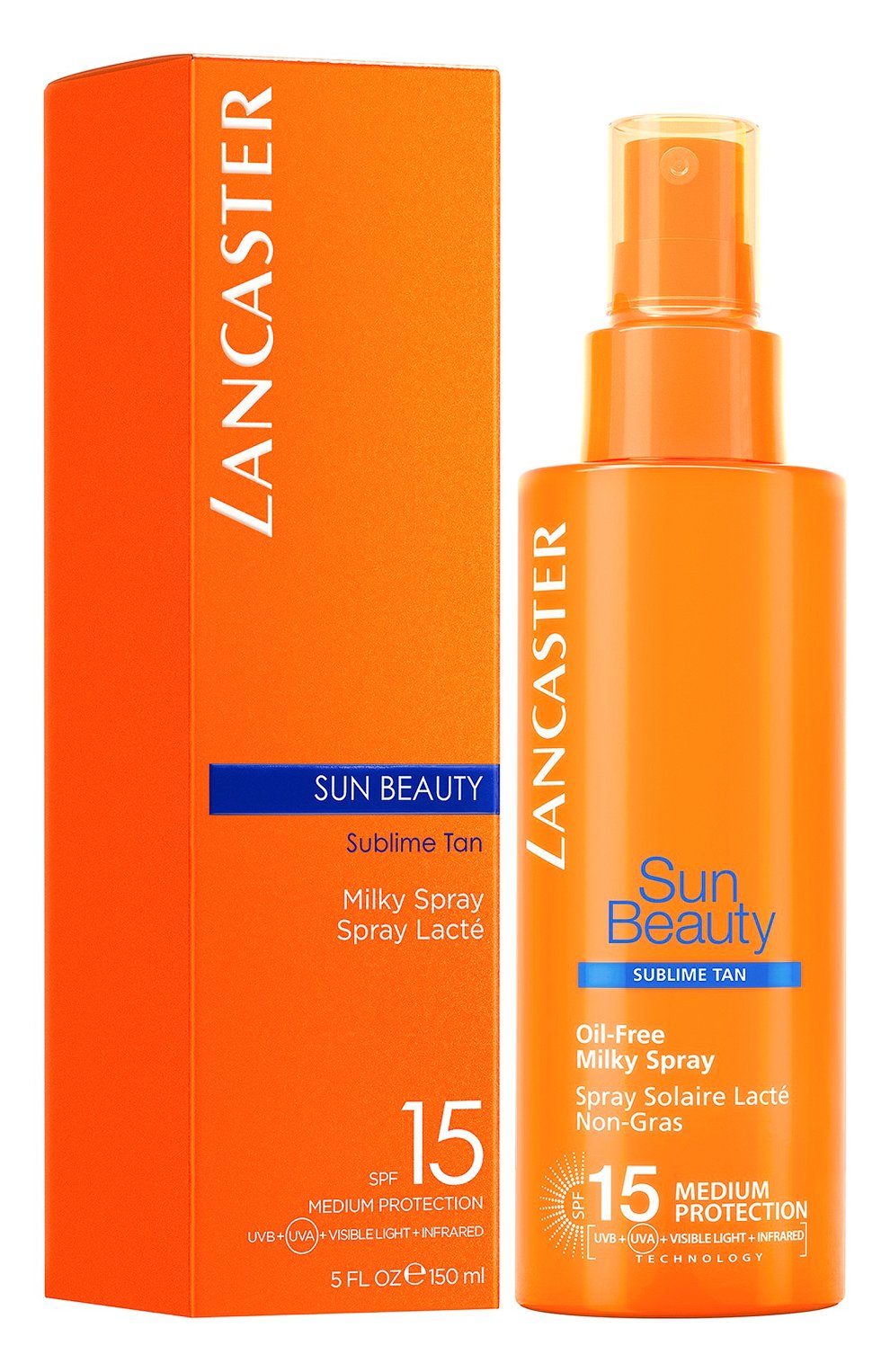 Обезжиренное молочко для тела sun beauty spf15 (150ml) LANCASTER, арт. 3414200542258, фото 2