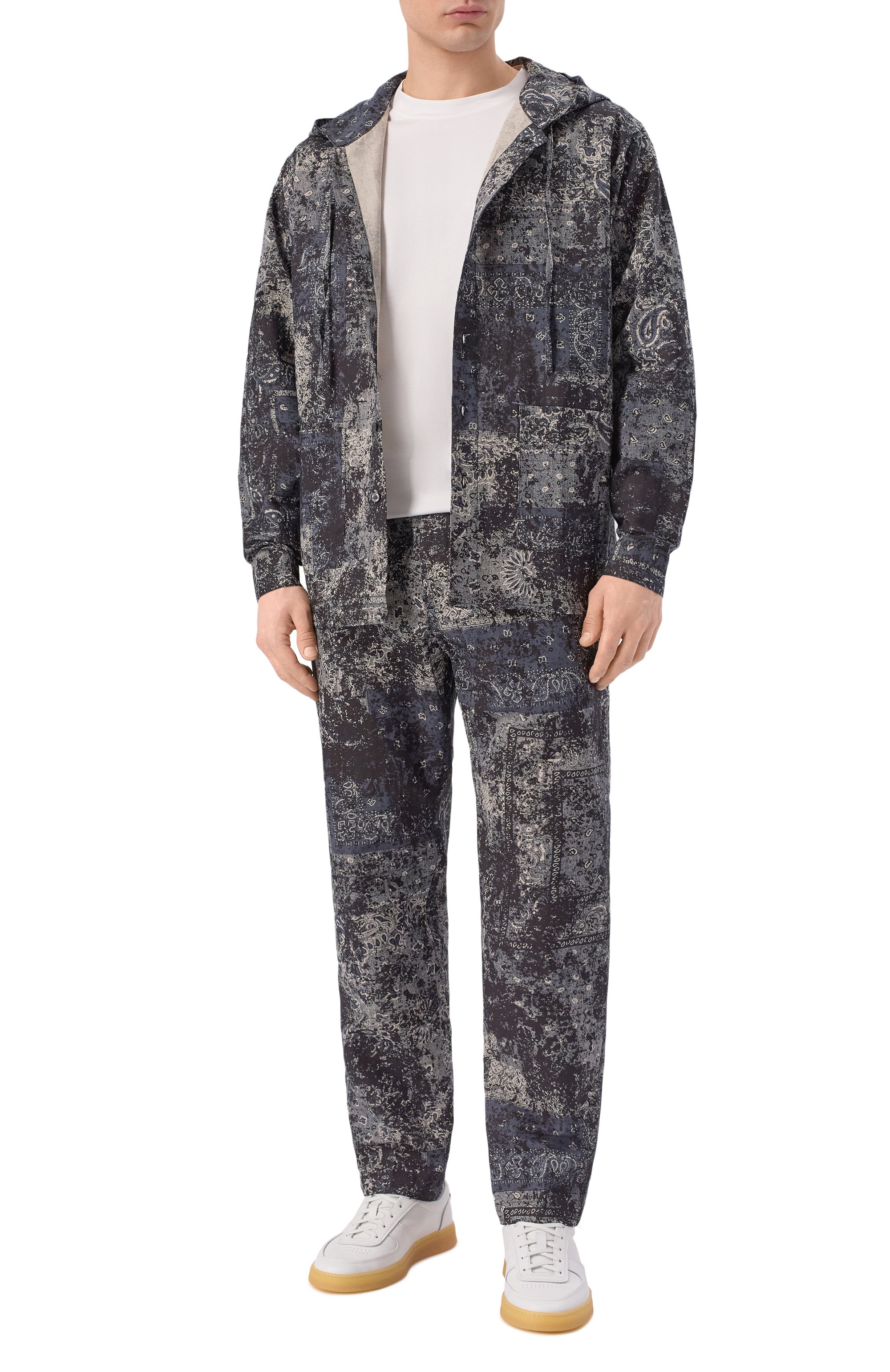 Рубашка изо льна и хлопка WHITE SAND, арт. 26SU20H00D/294, фото 2