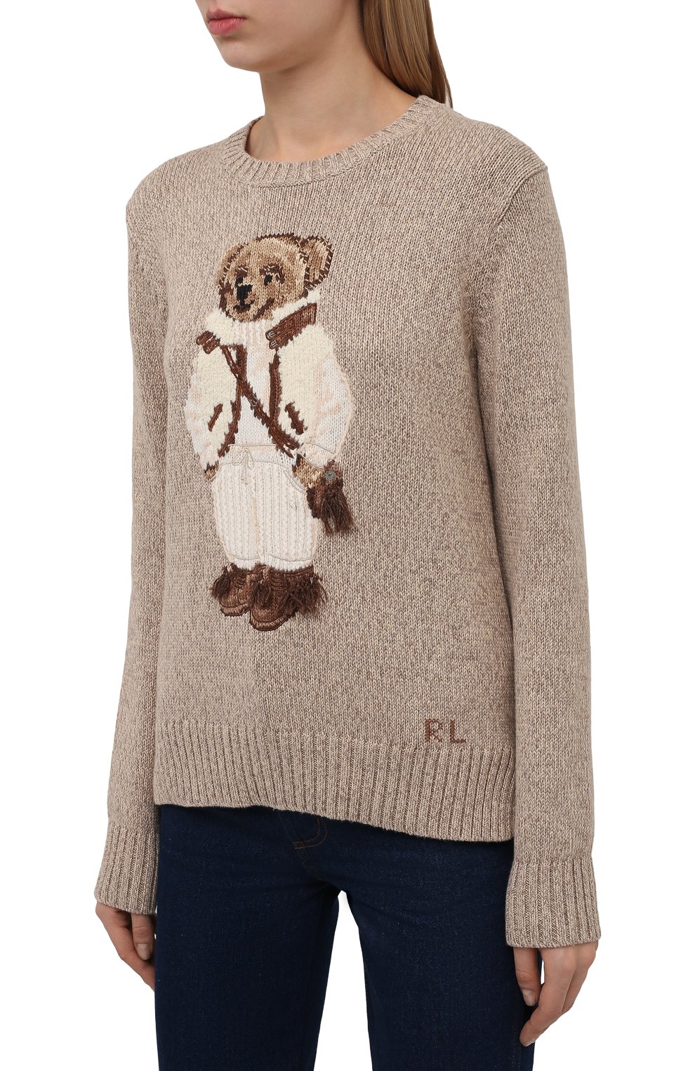 Хлопковый свитер POLO RALPH LAUREN, арт. 211847034, фото 3