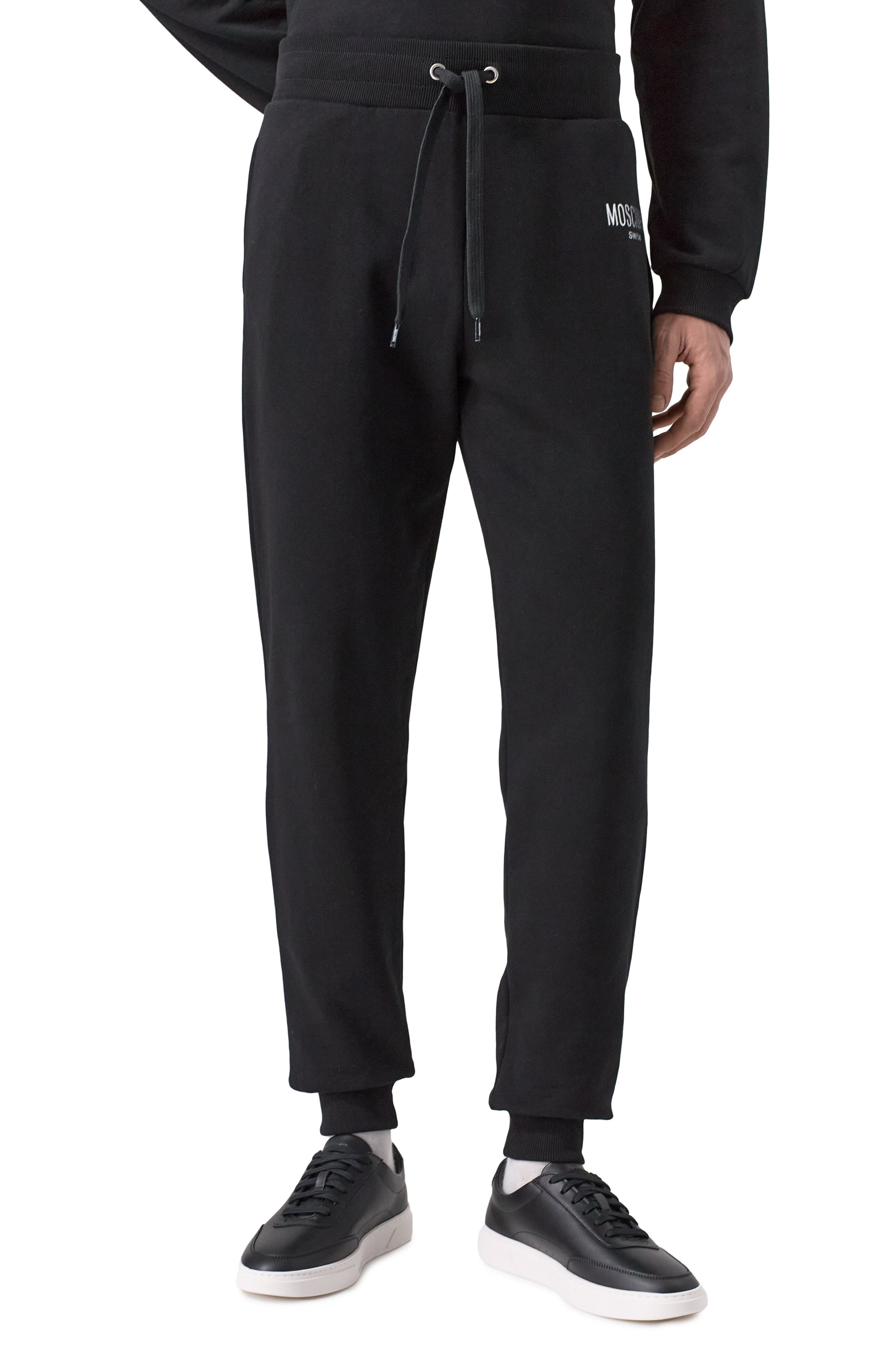 Хлопковые домашние джоггеры MOSCHINO, арт. A6704/9410, фото 3