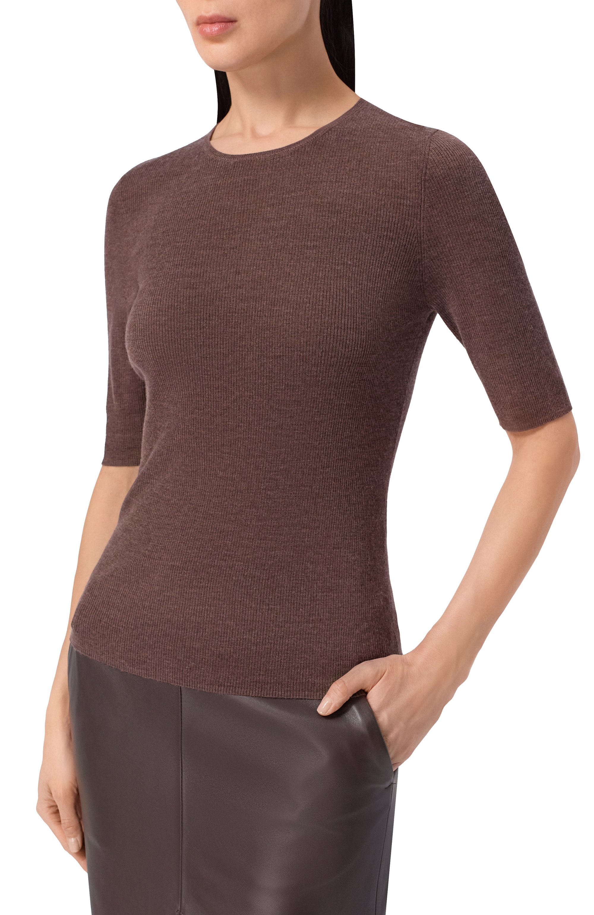 Пуловер из шерсти и шелка 12 STOREEZ, арт. 136269, фото 3