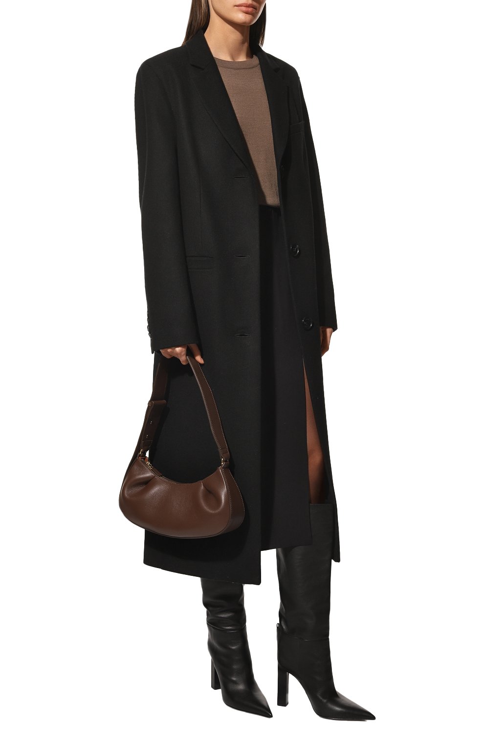 Сумка dimple moon small ELLEME, арт. DIMPLE M00N SMALL/LEATHER, фото 7