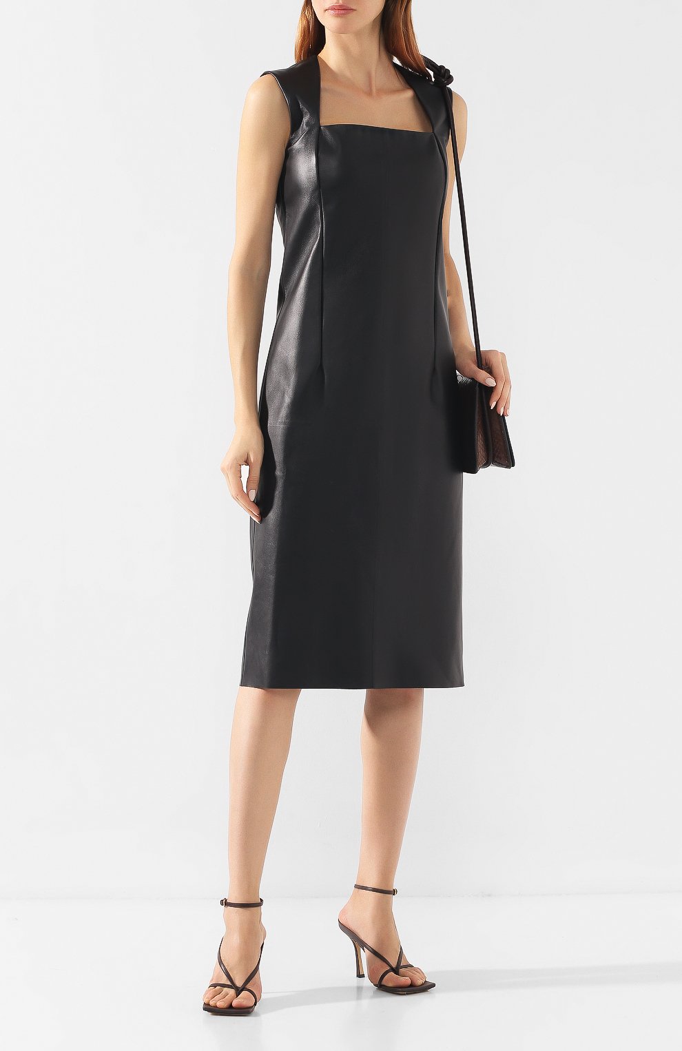 Кожаное платье BOTTEGA VENETA, арт. 585767/VKHD0, фото 2