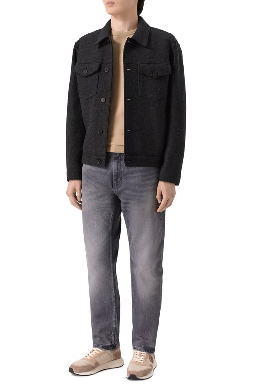 Комбинированные кроссовки Vinston BOSS 50554612 Бежевый  50554612 Фото 2