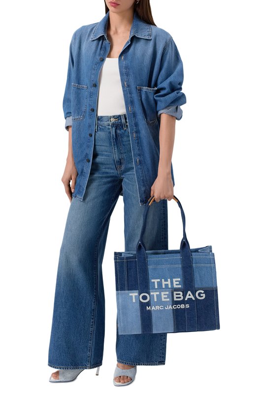 Сумка The Tote Bag large MARC JACOBS (THE) H018M06FA21 Голубой  H018M06FA21 Фото 7