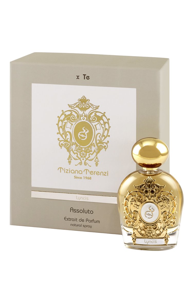 Lyncis assoluto духи (100ml) TIZIANA TERENZI бесцветного цвета, арт. 8016741812583 | Фото 2 (Косметика кросс-кт: Парфюмерия У; Тип продукта - парфюмерия: Духи; Региональные ограничения белый список (Axapta Mercury): Не проставлено; Нос: Не проставлено; Ограничения доставки: flammable)