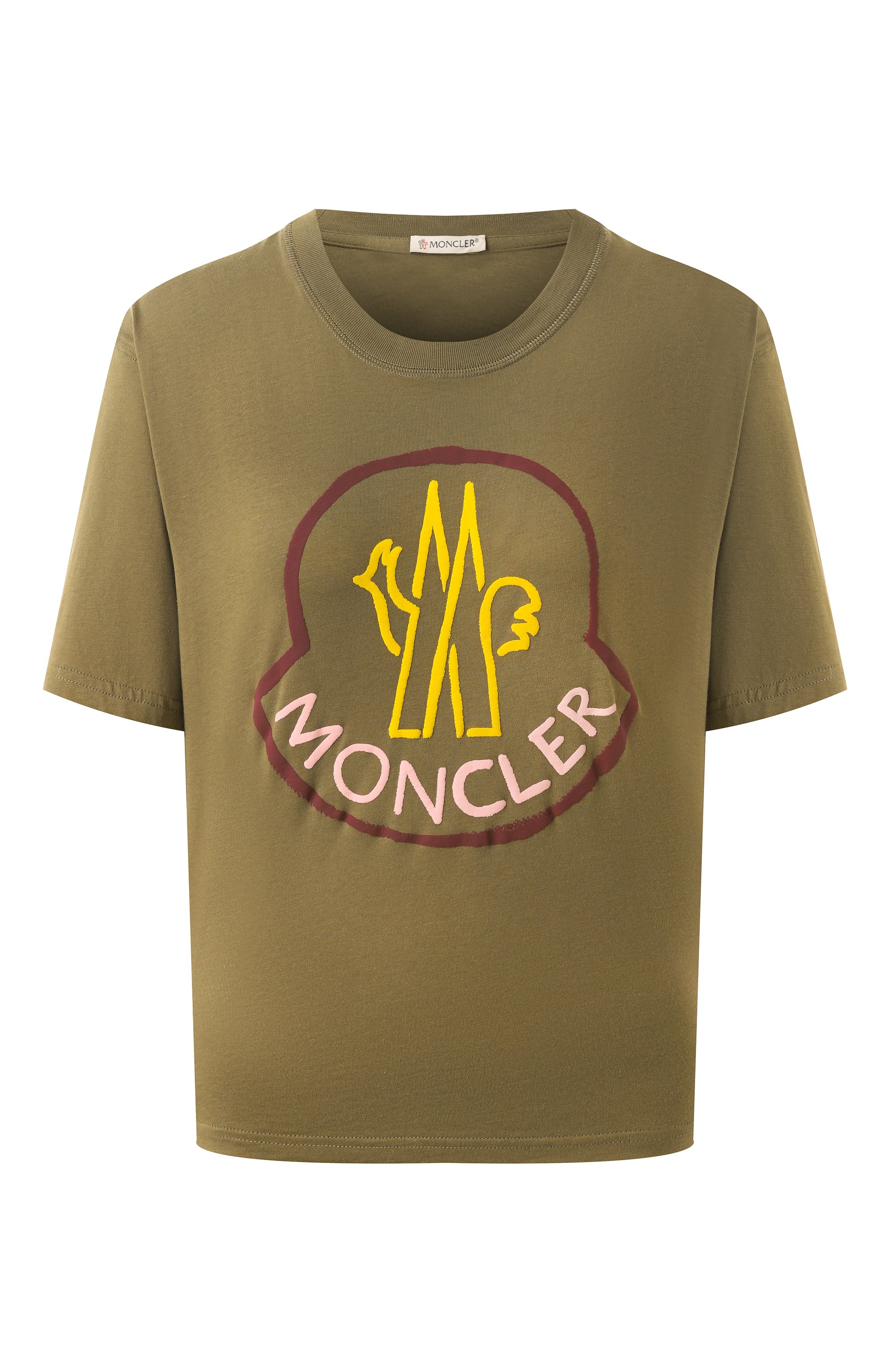 Хлопковая футболка MONCLER, арт. 8C000-09-829FB, фото 1