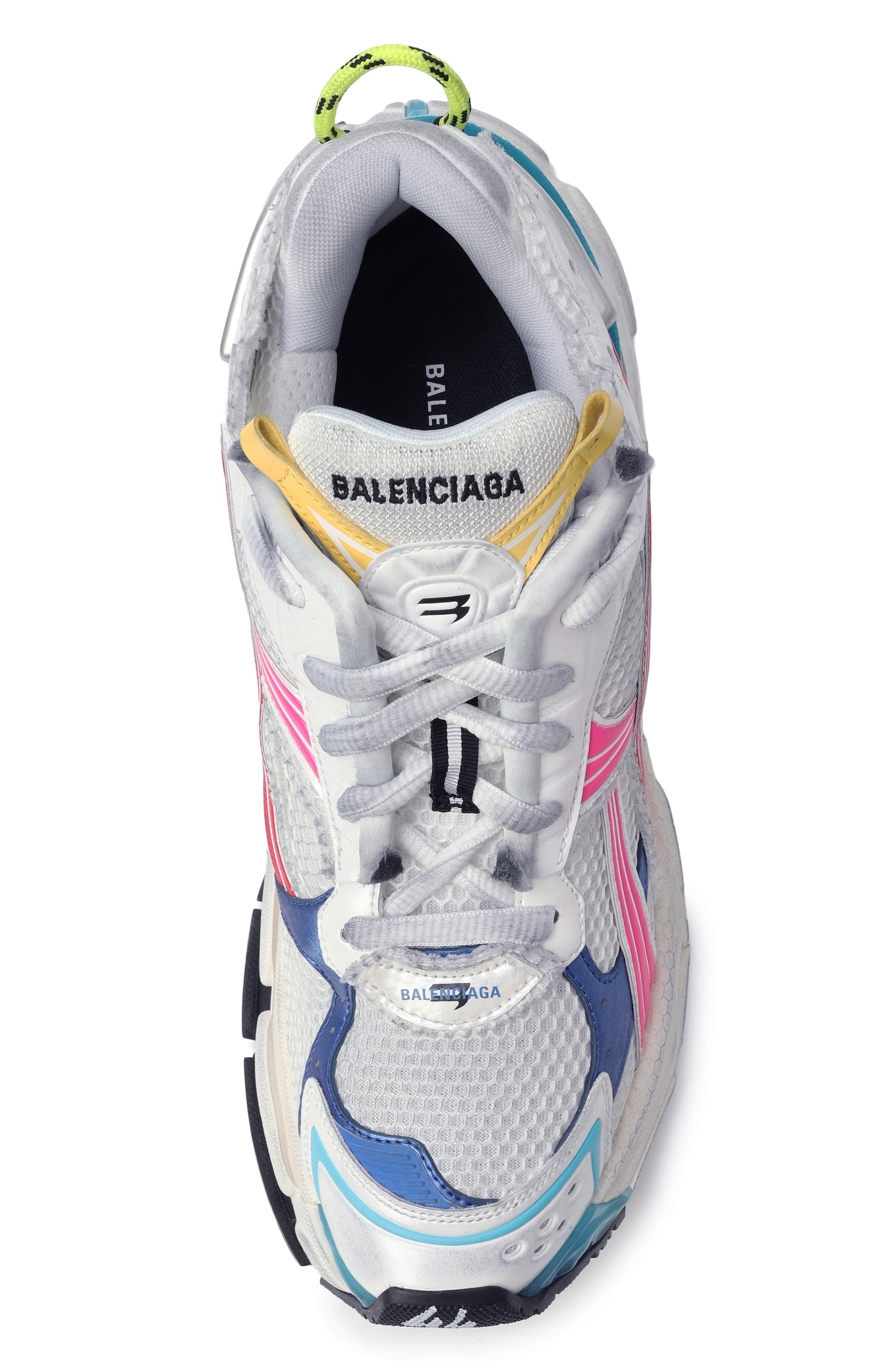 Комбинированные кроссовки runner BALENCIAGA, арт. 772774/W3RBW, фото 6