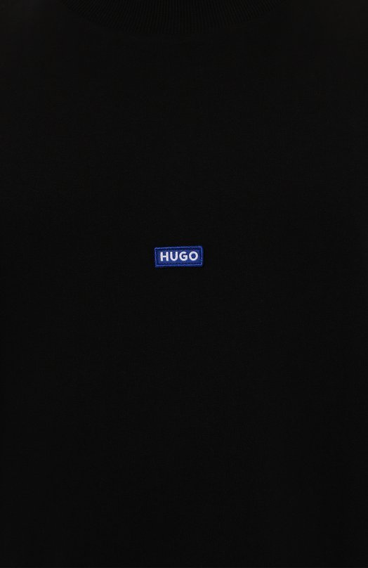 

Хлопковый лонгслив HUGO Blue, Зелёный