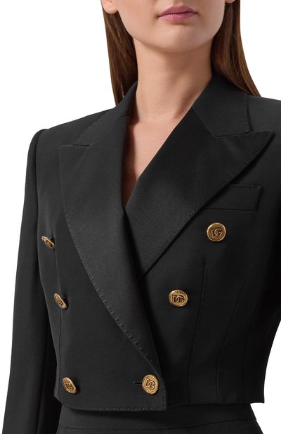 Жакет из шерсти и шелка DOLCE & GABBANA, арт. F299YT/FU20W, фото 5