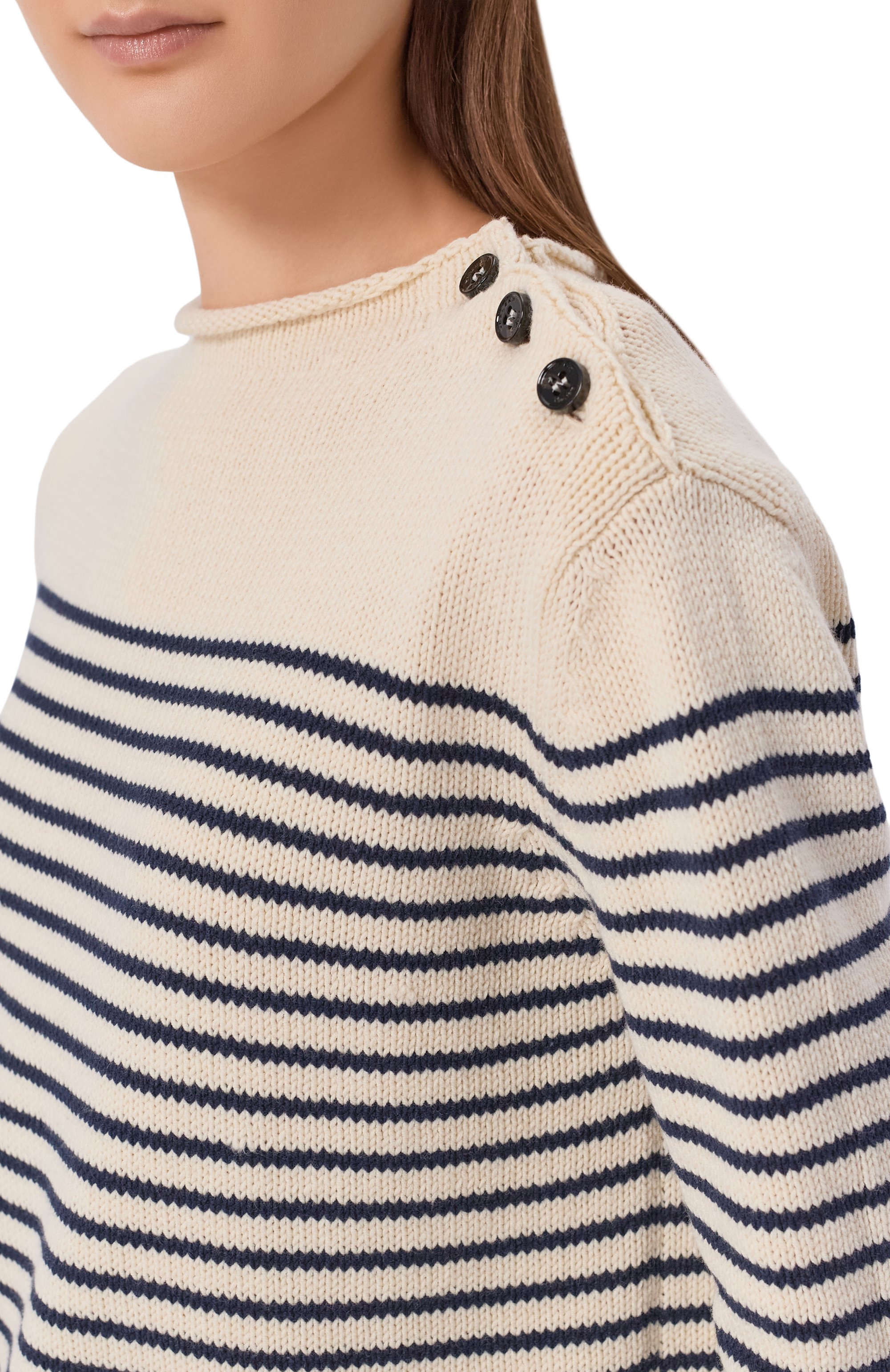 Свитер WEEKEND MAX MARA кремового цвета по цене 26300 руб., арт. WKDQUADR0, фото 5 Свитер WEEKEND MAX MARA, арт. WKDQUADR0, фото 5