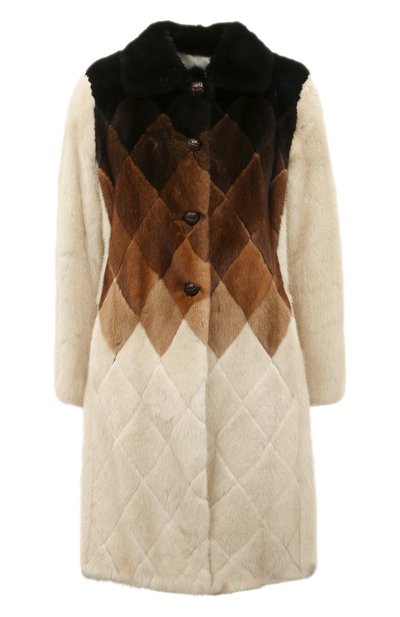 Женская шуба из норки PRADA, арт. 166497-1L35-F0304