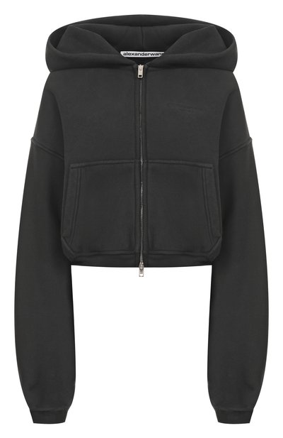 Женский хлопковая толстовка ALEXANDER WANG, арт. 1CC3251057