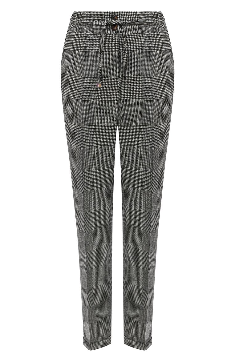 Женские шерстяные брюки KITON серого цвета, арт. D53116K0516C | Фото 1 (Женское Кросс-КТ: Брюки-одежда; Длина (брюки, джинсы): Стандартные; Силуэт Ж (брюки и джинсы): Прямые; Стили: Кэжуэл; Материал внешний: Шерсть; Автоматизация состава: Проставлено; Автоматизация ТО: Проставлено)