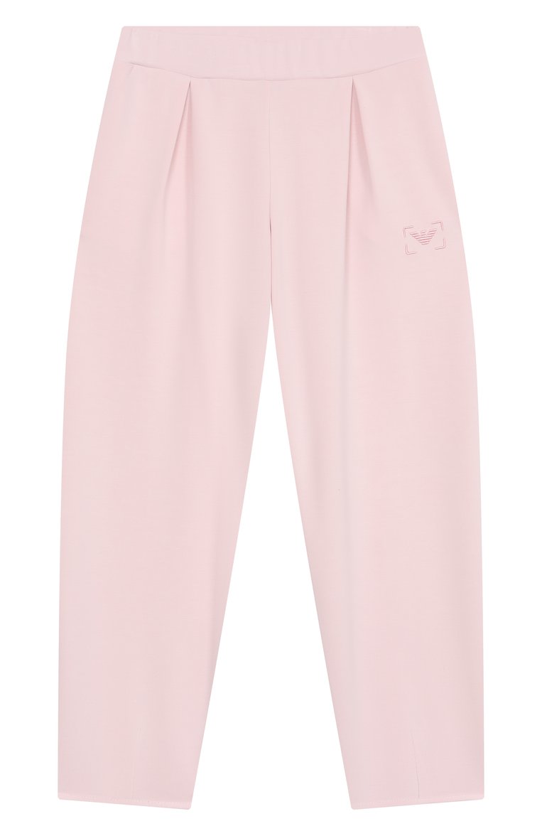 Детская комплект из толстовки и брюк EMPORIO ARMANI светло-розового цвета, арт. EG000207/AF13571 | Фото 5 (Материал внешний: Синтетический материал; Рукава: Длинные; Девочки Кросс-КТ: Костюмы-спорт; Автоматизация состава: Проставлено; Автоматизация ТО: Проставлено; Ростовка одежда: 4 года | 104 см, 6 лет | 116 см, 8 лет | 128 см, 10 - 11 лет | 140 - 146см, 13 - 15 лет | 158 см, 16 лет | 164 см)