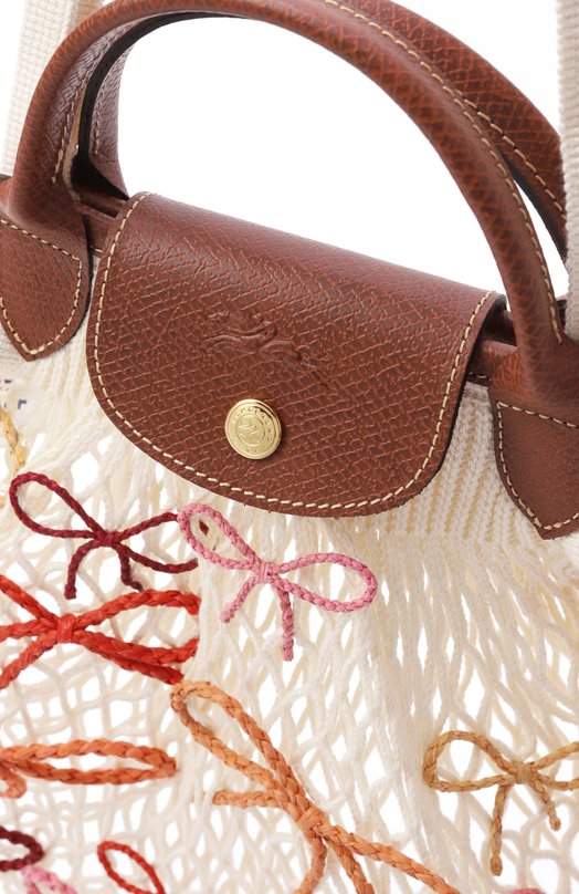 Сумка Le Pliage Collection Mesh large Longchamp 10121HJB/HJB Кремовый  10121HJB/HJB Фото 6