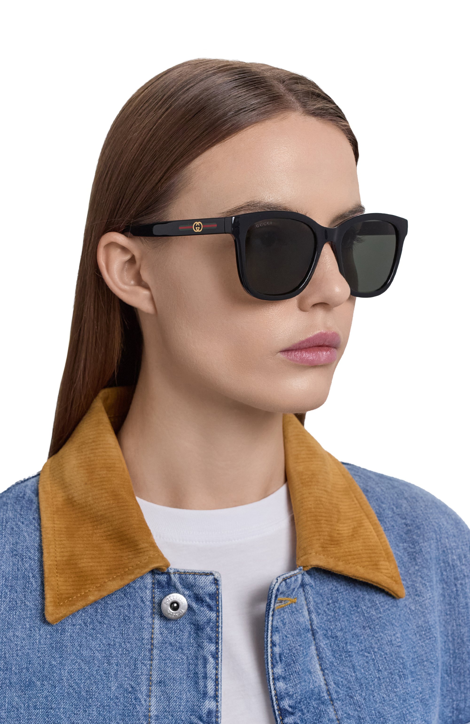 Солнцезащитные очки GUCCI черного цвета по цене 27300 руб., арт. GG1984SK 001, фото 2 Солнцезащитные очки GUCCI, арт. GG1984SK 001, фото 2