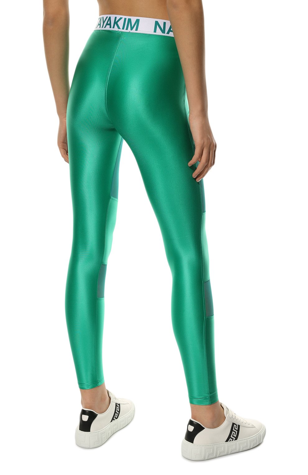 Легинсы NATAYAKIM зеленого цвета по цене 23000 руб., арт. NY-034/21, фото 4 Легинсы NATAYAKIM, арт. NY-034/21, фото 4