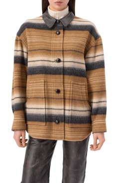Шерстяная куртка ISABEL MARANT ETOILE, арт. 25PMA0367FA/C1D02E, фото 3