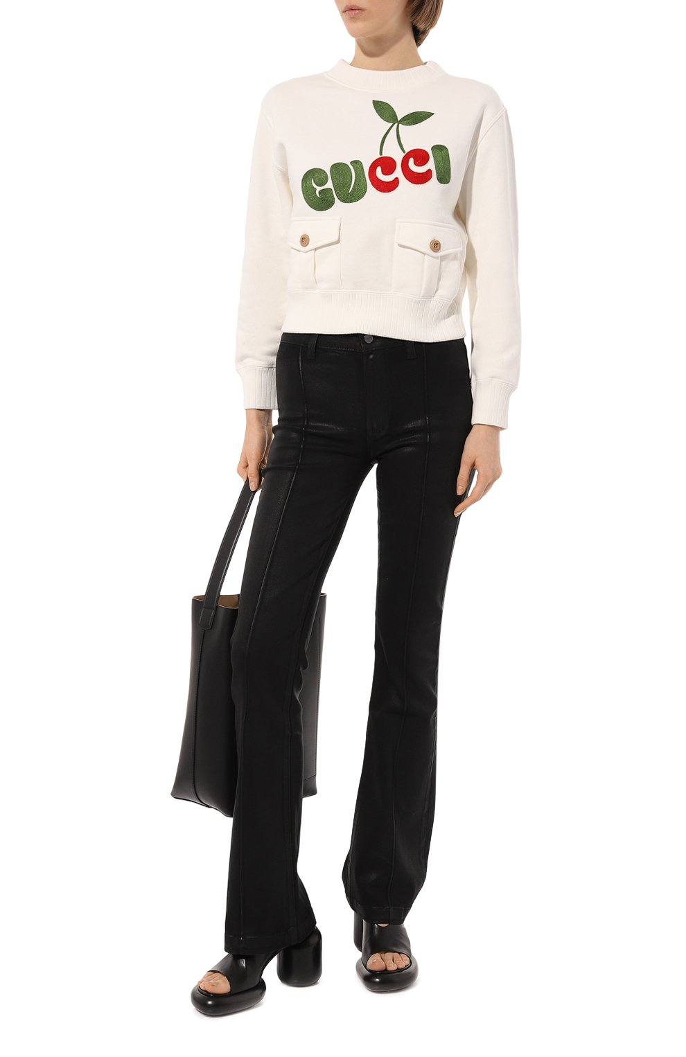 Хлопковый свитшот GUCCI, арт. 644664 XJDBX, фото 2