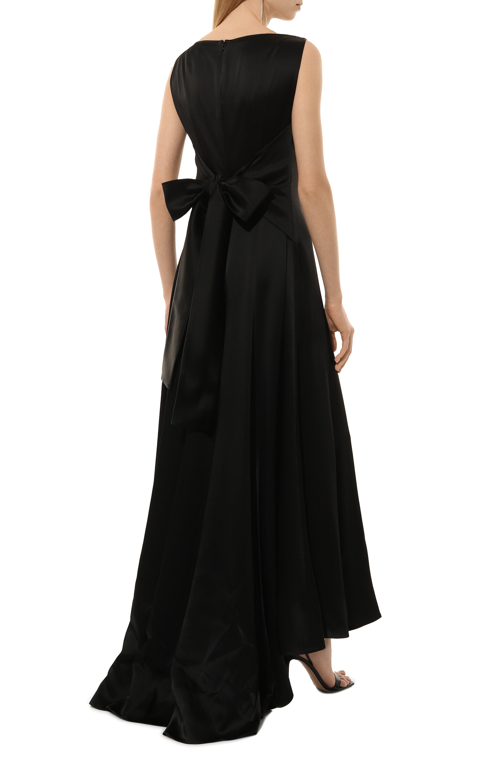 Атласное платье с отделкой пайетками FREEAGE, арт. WS25.DR148.4019.900, фото 4