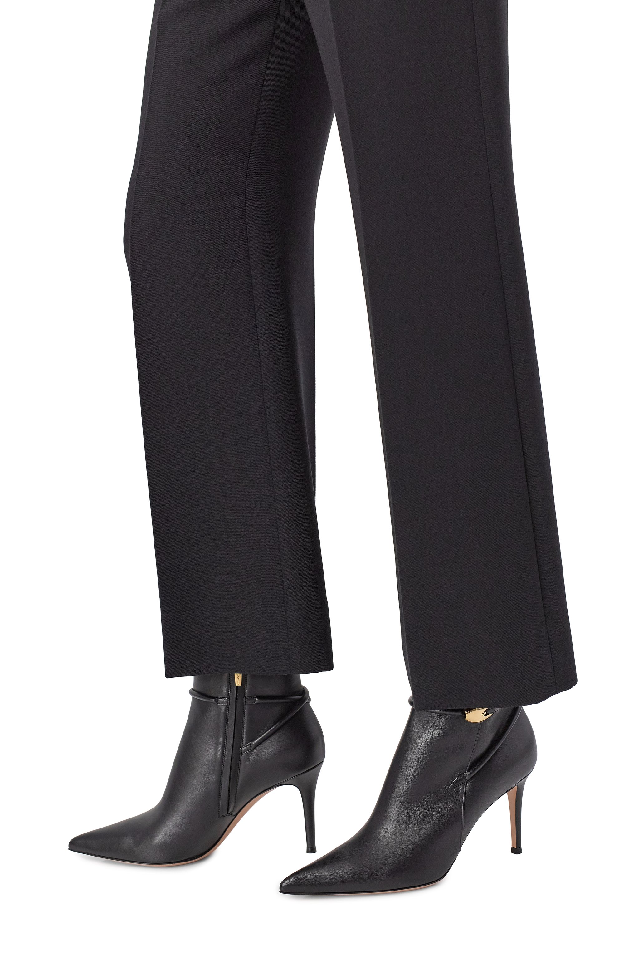 Кожаные ботильоны GIANVITO ROSSI, арт. G72833.85RIC.NAPNER0, фото 2