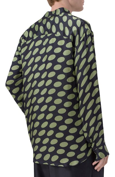 Рубашка из вискозы DRIES VAN NOTEN, арт. 020713/3002, фото 4