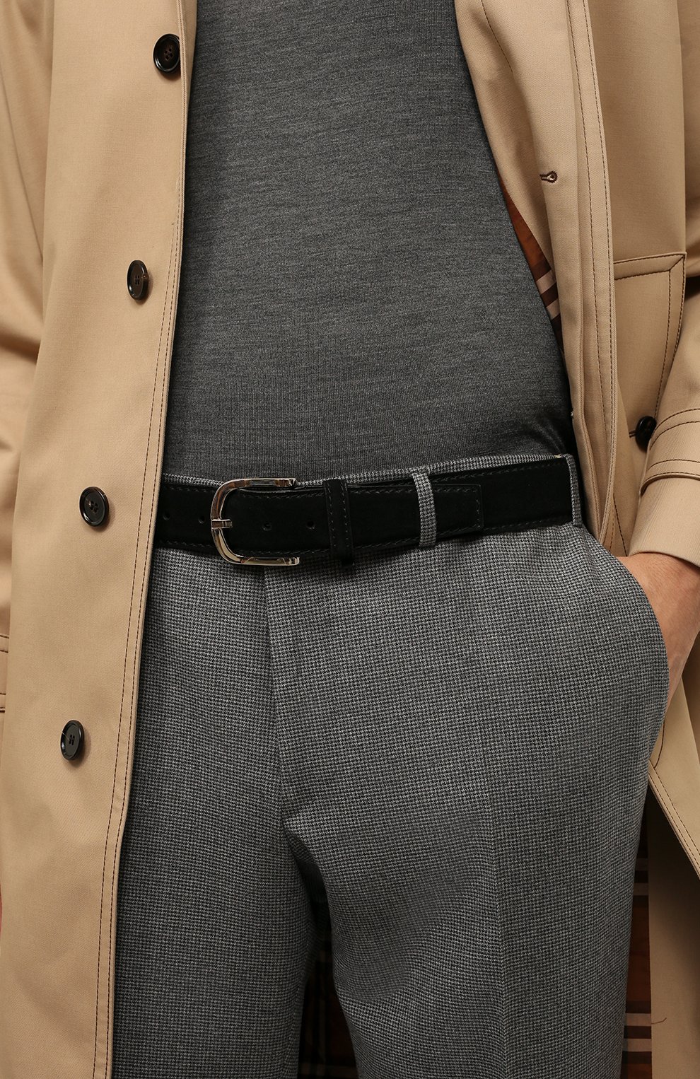 Замшевый ремень BARRETT, арт. 92B565.36/REPELL0 0IL, фото 2