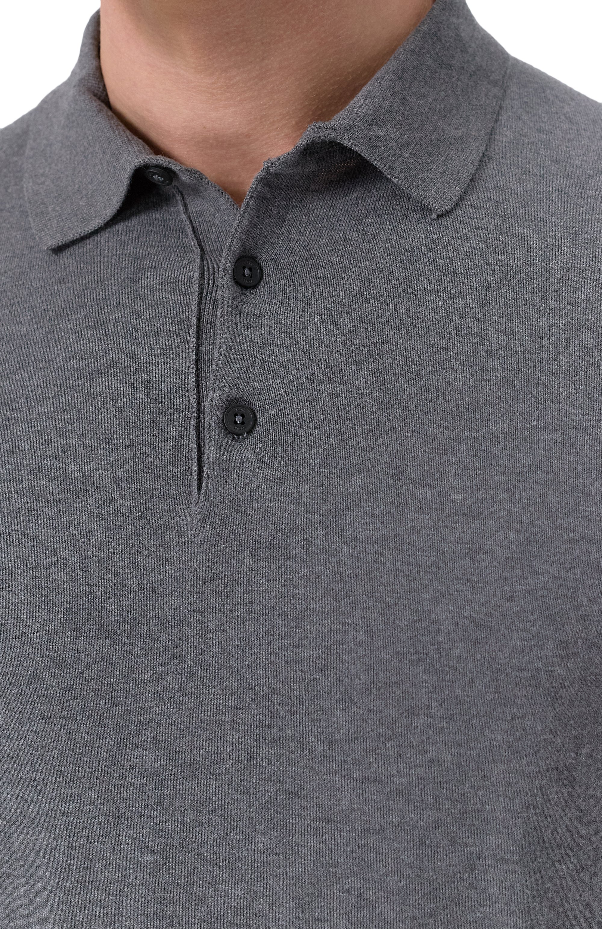 Хлопковое поло BOSS, арт. 50506025, фото 5