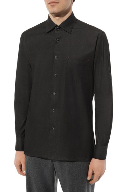 Хлопковая рубашка KITON, арт. UMCNERHH086280, фото 3