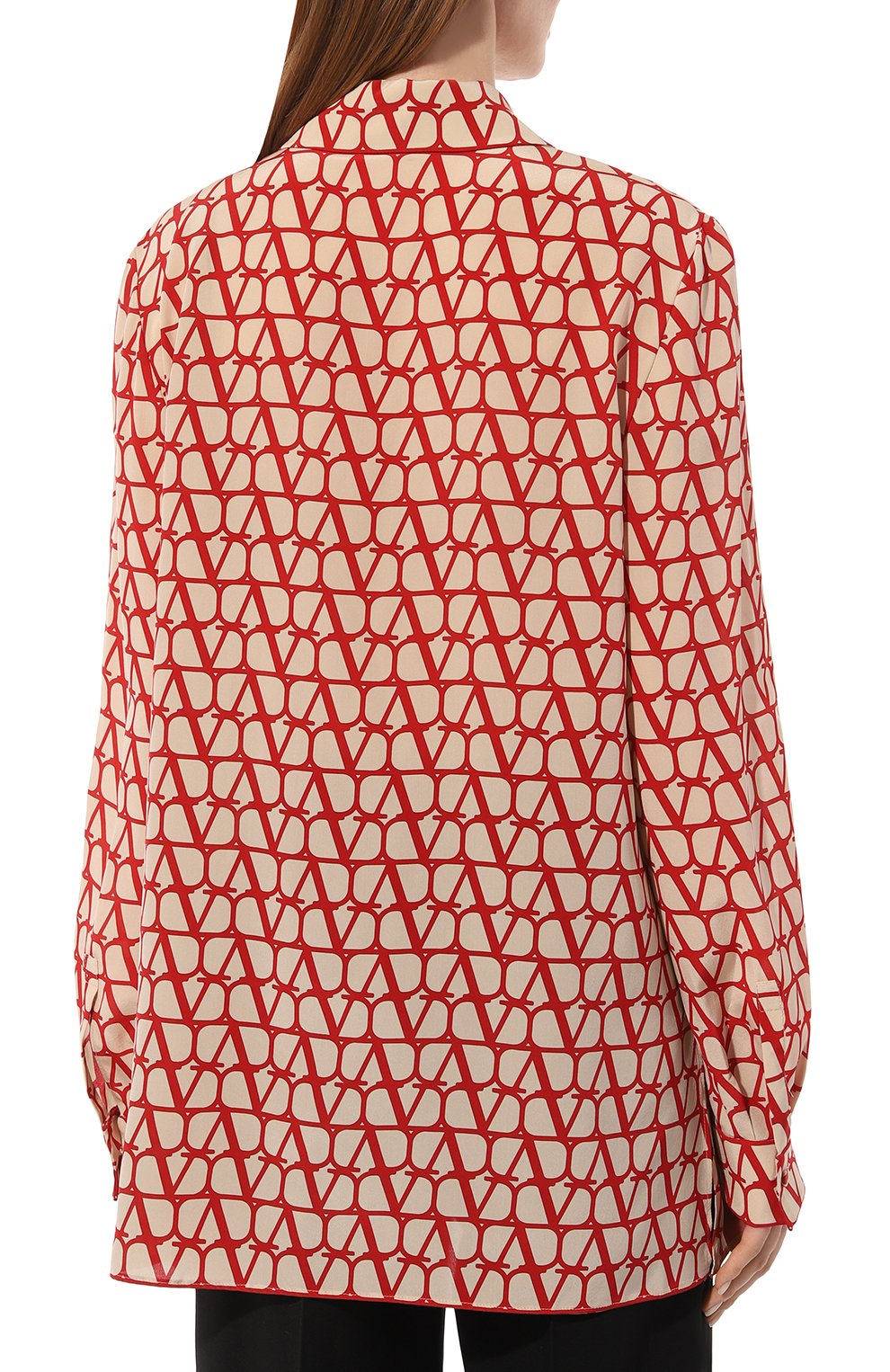 Шелковая блузка VALENTINO, арт. 2B3AE7R77SL, фото 4