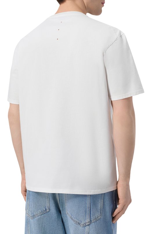 Хлопковая футболка Premiata PA1055 Белый  PA1055 Фото 4