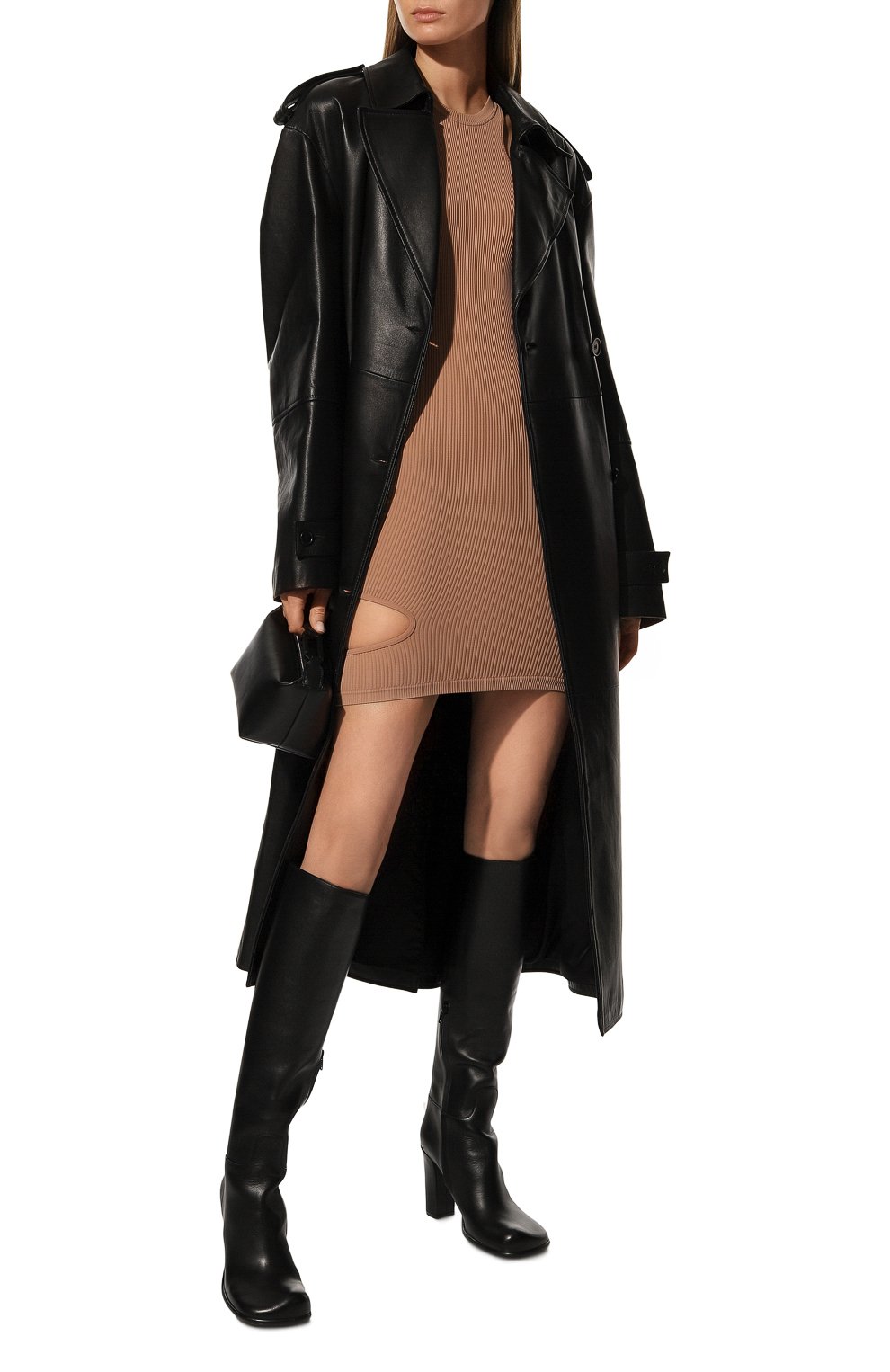 Платье ANDREADAMO бежевого цвета по цене 21450 руб., арт. ADFW22DR06032476, фото 2 Платье ANDREADAMO, арт. ADFW22DR06032476, фото 2