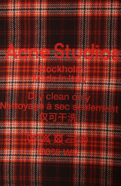 Шерстяной шарф ACNE STUDIOS, арт. CA0082/W, фото 3