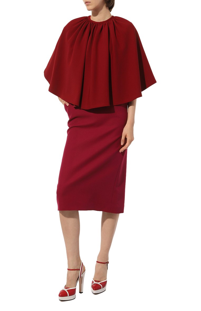 Платье из шелка и шерсти GUCCI, арт. 595251 ZHM88, фото 1