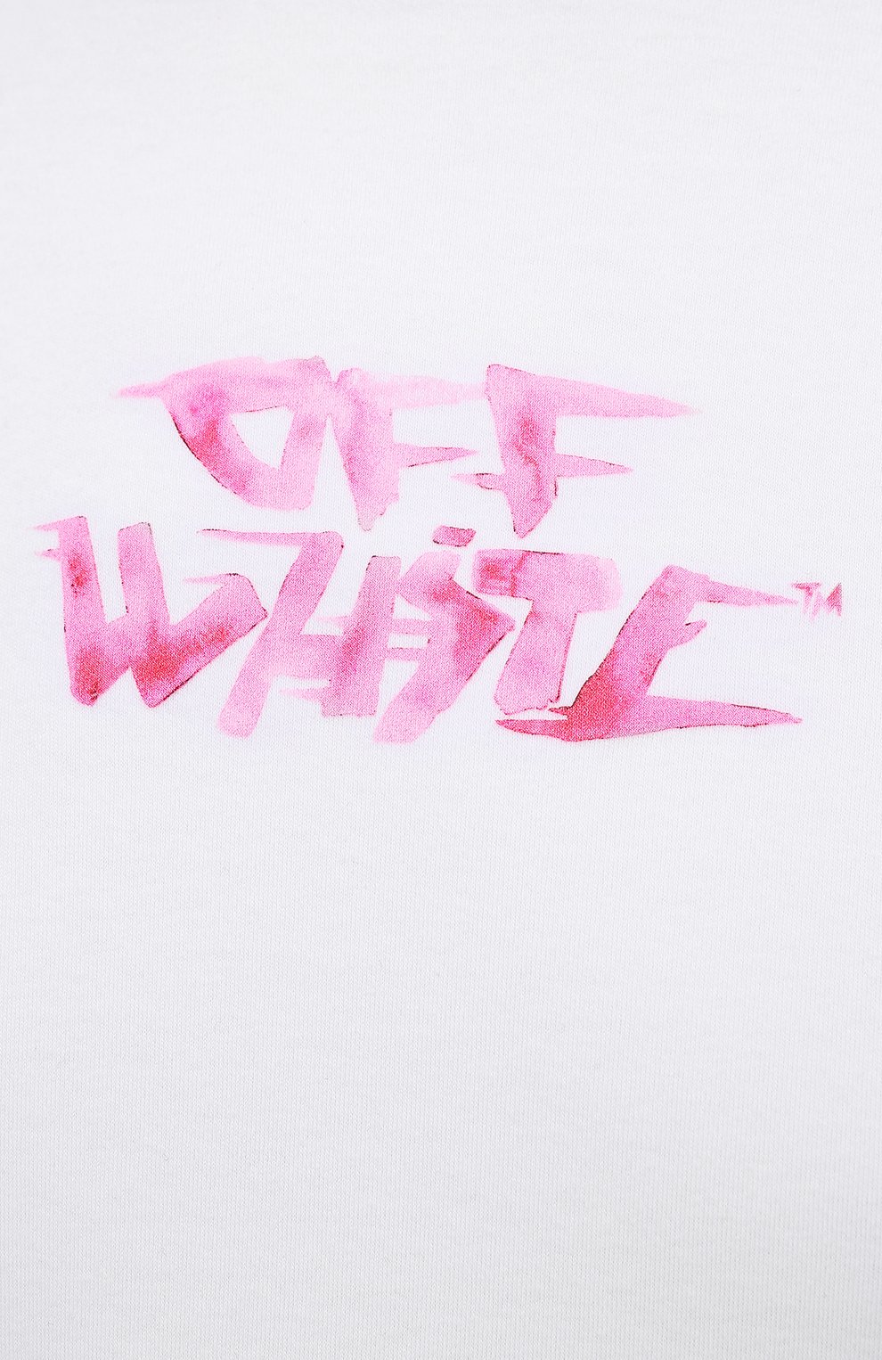 Хлопковая футболка OFF-WHITE белого цвета по цене 28600 руб., арт. 0WAA091S21JER001, фото 5 Хлопковая футболка OFF-WHITE, арт. 0WAA091S21JER001, фото 5